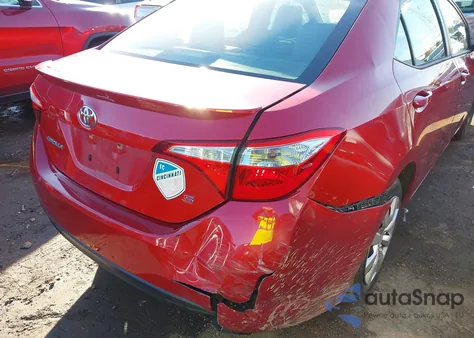 2015 Toyota Corolla S из США, поврежденный, VIN 2T1BURHE5FC401558